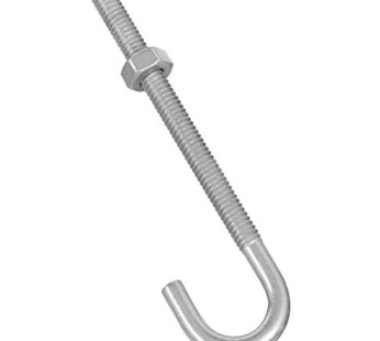 National Hardware N232-892 2195 J Bolts in Zinc, 1/4″ x 4″