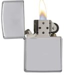 Zippo 250 Classic High Polish Chrome Pocket Lighter - Image 3