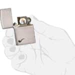 Zippo Unisex-Adult Pipe Lighter, Brushed Chrome Black Pipe, One Size - Image 5