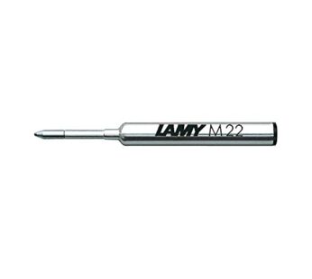 Single Lamy M22 Ball Pen refill Black Medium