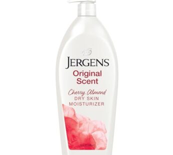 Jergens Original Scent Dry Skin Lotion, Body and Hand Moisturizer for Long Lasting Skin Hy