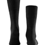 FALKE Men's Airport Socks, Light, Merino Wool Cotton, Crew Length, Classic Formal Socks, T - Image 2