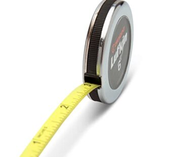 Crescent Lufkin 1/4″ x 6′ Executive Diameter Yellow Clad A19 Blade Pocket Tape Measure – W