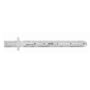 General Tools 300/1 6-Inch Flex Precision Stainless Steel Ruler, Chrome