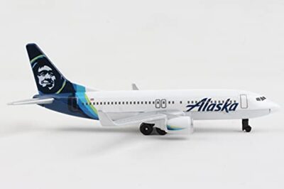 Daron Alaska Airlines Single Plane Vehicle , Blue - Image 6