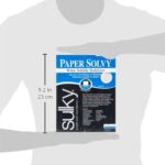 Sulky 409-02 Paper Solvy Water Soluble Fabric Stabilizer, 8-1/2 by 11-Inch, 12 Per Package - Image 3