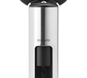 Brabantia Classic Corkscrew Bottle Opener – Matte Steel, 369360, Medium