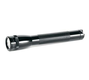 Maglite Mini Incandescent 2-Cell AA Flashlight with Holster, Black