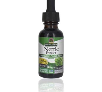 Nature’s Answer Alcohol-Free Nettle Leaf 2000mg 1oz Extract | Prostate Suppot | Concentrat