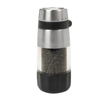 OXO Good Grips Mess-Free Pepper Grinder, Stainless Steel