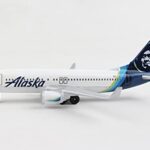 Daron Alaska Airlines Single Plane Vehicle , Blue - Image 7