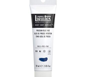 Liquitex Professional Heavy Body Acrylic Paint, 2-oz (59ml) Tube, Prussian Blue Hue