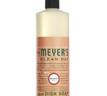 MRS. MEYER’S CLEAN DAY MRS MEYER?S CLEANDAY Liquid Dish Soap, Geranium, 16 Fluid Ounce