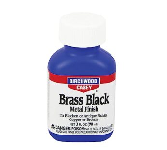 Birchwood Casey Brass Black Metal Finish, 3-Ounce