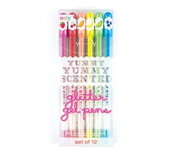 Ooly Scented Yummy Yummy Glitter Gel Pens Set of 12 Pens (Old Gen) – Scented Glitter Pens