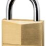 Master Lock 140D Padlock, 1 Pack, Brass
