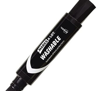 AVERY Marks A Lot Jumbo Washable Marker, Chisel Tip, 1 Black Marker, Great for Large Signs