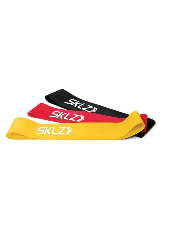 SKLZ SLKZ Mini Resistance Bands, Set of 3,Yellow