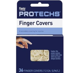 Flents First Aid Finger Cots, Protects Finger While Healing From Injury, 36 Count