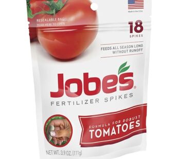 Jobe?s Garden Fertilizer Spikes, Easy Plant Care Fertilizer for Tomato Plants, 18 Count