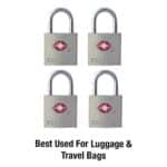 Master Lock TSA Luggage Locks with Key, TSA Approved for Backpacks, Bags and Luggage, 4 Pa - Image 3