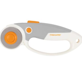 Fiskars Classic 45mm Loop Rotary Cutter for Fabric and Paper – 45mm – Rotary Cutter for Se