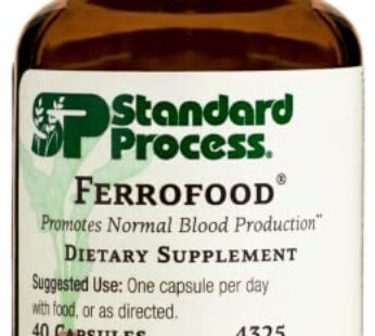 Standard Process Ferrofood – Whole Food Antioxidant, Healthy Blood and Hemoglobin with Cya