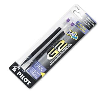 Pilot, G2 Gel Ink Refills, Fine Point 0.7 mm, Purple, Pack of 2
