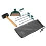 Coleman Premium Camping Tent Kit: Steel Tent Pegs, Rubber Mallet, Broom and Dustpan, Stake