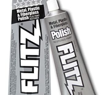 Flitz Metal Polish and Cleaner Paste, Also Works on Plastic, Fiberglass, Aluminum, Jewelry