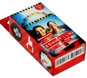 Lomography 603 35 mm 100/36 ISO Fine Color Negative Film – 3 Rolls in a Pack (Red)