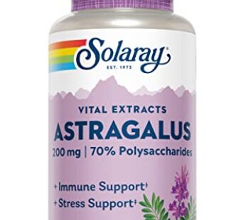 Solaray Astragalus Extract, 200mg, 30 Count