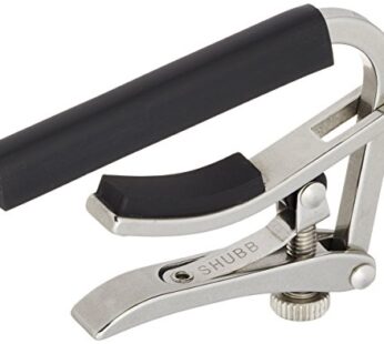 Shubb Stainless Steel Deluxe Guitar Capo Chrome, standard