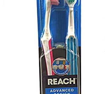 REACH Advanced Design Toothbrushes Soft Full Head Value Pack 2 ea