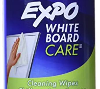 EXPO White Board Care Dry Erase Wipes, 8-Inches x 5.5-Inches, 50 Count