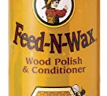 Howard Products Feed-N-Wax Wood Polish & Conditioner, 8 oz, Orange