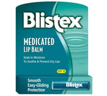 Blistex Medicated Lip Balm, SPF 15, .15 oz