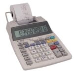 Sharp EL-1750V Two-Color Printing Calculator 2 Lines/Sec 3" Black/Red - Image 5