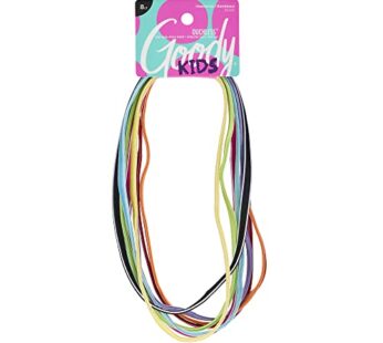 Goody Kids Ouchless Reversible Headbands – 8 Count, Assorted Bight Colors – Super Soft, St