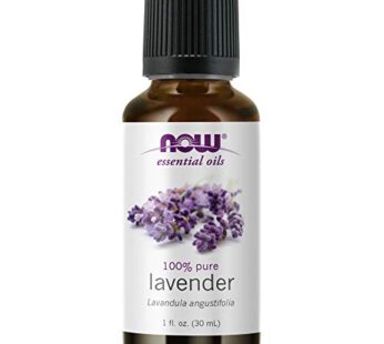 NOW Essential Oils, Lavender Oil, Soothing Aromatherapy Scent, Steam Distilled, 100% Pure,