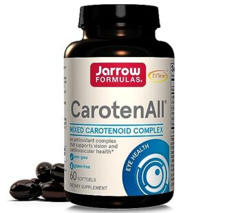 Jarrow Formulas CarotenAll, Dietary Supplement, Antioxidant Support for Vision and Cardiov