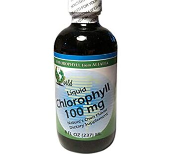 World Organic – Chlorophyll Liquid 100mg, 8 oz liquid