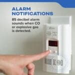Kidde Carbon Monoxide Detector, Propane, Natural, Methane, & Explosive Gas Alarm, Plug-In - Image 4