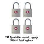 Master Lock TSA Luggage Locks with Key, TSA Approved for Backpacks, Bags and Luggage, 4 Pa - Image 4
