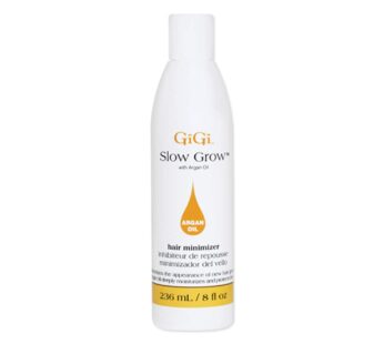 GiGi Slow Grow Hair Inhibitor Lotion with Argan Oil, Hair Regrowth Minimizer, Men and Wome