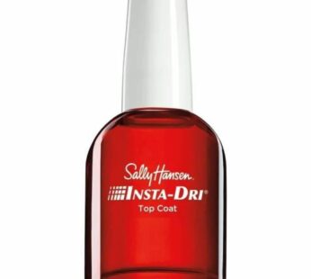 Sally Hansen Insta-Dri Anti-Chip Top Coat 45117 Clear, 0.45 Fl Ounce (Pack of 1)
