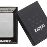 Zippo 250 Classic High Polish Chrome Pocket Lighter - Image 6