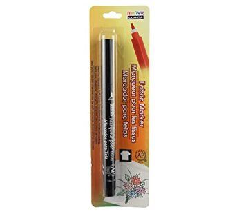 Uchida 522-C-1 Marvy Fine Point Fabric Marker, Black