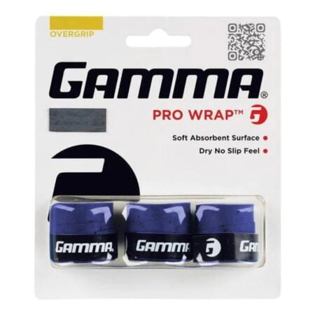 GAMMA Tennis Pro Wrap Overgrip, Blue, Optimal Comfort and Durability, Moisture Absorption, - Image 2