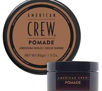 American Crew Men’s Hair Pomade (OLD VERSION), Medium Hold with High Shine, 3 Oz (Pack of